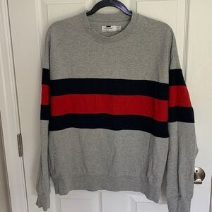 Topman rugby style crewneck shirt size medium